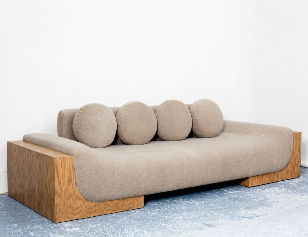 Wooden sofa